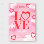realistic valentine s day party flyer template crc9c17a7ff size3.85mb - title:Home - اورچین فایل - format: - sku: - keywords:وکتور,موکاپ,افکت متنی,پروژه افترافکت p_id:63922