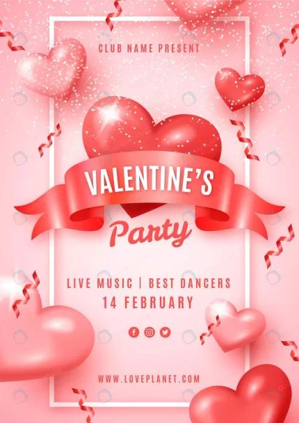 realistic valentine s day party flyer template 2 crc626dcffe size13.93mb 1 - title:graphic home - اورچین فایل - format: - sku: - keywords: p_id:353984