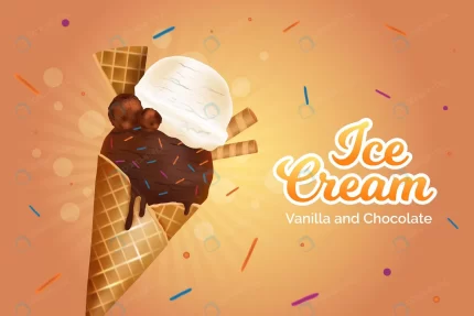 realistic vanilla chocolate ice cream ad crc70a80abf size11.56mb - title:graphic home - اورچین فایل - format: - sku: - keywords: p_id:353984
