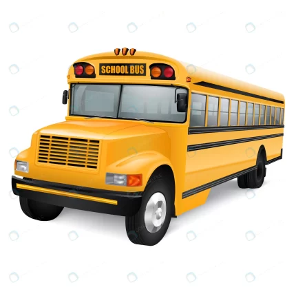 realistic yellow school bus white background rnd983 frp14773603 - title:graphic home - اورچین فایل - format: - sku: - keywords: p_id:353984
