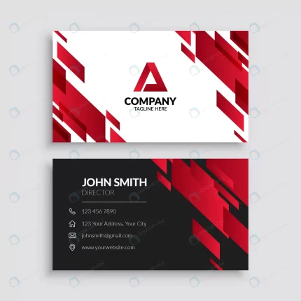 red abstract geometric business card template crce22923b6 size0.75mb - title:graphic home - اورچین فایل - format: - sku: - keywords: p_id:353984