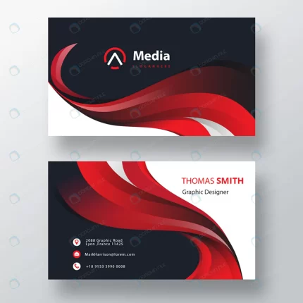 red elegant business card crc42dbb1f9 size1.44mb - title:graphic home - اورچین فایل - format: - sku: - keywords: p_id:353984