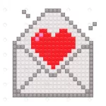 red heart envelope with pixel brick blocks toy crc4e643436 size2.14mb - title:Home - اورچین فایل - format: - sku: - keywords:وکتور,موکاپ,افکت متنی,پروژه افترافکت p_id:63922