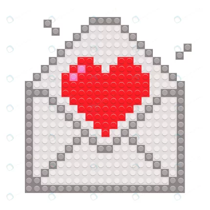 red heart envelope with pixel brick blocks toy crc4e643436 size2.14mb - title:graphic home - اورچین فایل - format: - sku: - keywords: p_id:353984