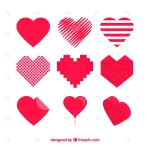 red hearts set different shapes crca353b06c size932.95kb - title:Home - اورچین فایل - format: - sku: - keywords:وکتور,موکاپ,افکت متنی,پروژه افترافکت p_id:63922