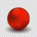 - red mettalic sphere isolated transparent backgrou crc53f938f4 size1.90mb - Home