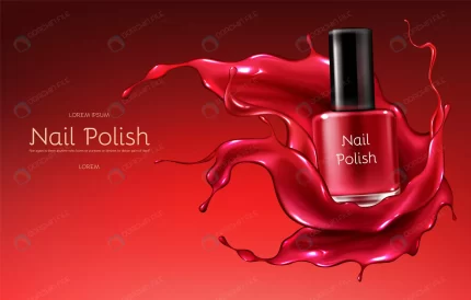 red nail polish 3d realistic vector advertising b crc47edd11f size6.51mb - title:graphic home - اورچین فایل - format: - sku: - keywords: p_id:353984