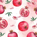red pome pomegranate fruits leaves pattern waterc crc6f2e6aac size28.86mb 1 - title:Home - اورچین فایل - format: - sku: - keywords:وکتور,موکاپ,افکت متنی,پروژه افترافکت p_id:63922