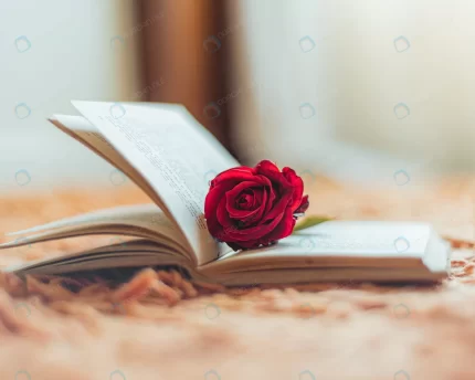 red rose inside open book crc498514b2 size10.89mb 5020x4016 - title:graphic home - اورچین فایل - format: - sku: - keywords: p_id:353984