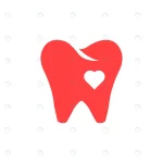 red tooth icon with heart concept protection heal crc8aa3b41b size0.30mb - title:Home - اورچین فایل - format: - sku: - keywords:وکتور,موکاپ,افکت متنی,پروژه افترافکت p_id:63922