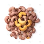roasted cashew nuts isolated white background top crc1a223378 size5.97mb 4958x4136 - title:Home - اورچین فایل - format: - sku: - keywords:وکتور,موکاپ,افکت متنی,پروژه افترافکت p_id:63922