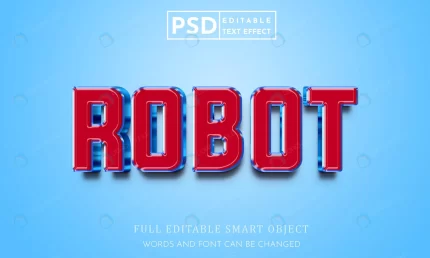 robot 3d text style effect psd premium template rnd656 frp31139018 - title:graphic home - اورچین فایل - format: - sku: - keywords: p_id:353984