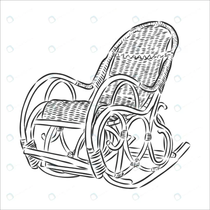 rocking chair rocker style linear art line graph crc17448d6b size1.85mb 1 - title:graphic home - اورچین فایل - format: - sku: - keywords: p_id:353984