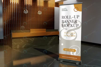 roll up standing banner mockup front reception de crc61d75df9 size24.33mb 1 - title:graphic home - اورچین فایل - format: - sku: - keywords: p_id:353984