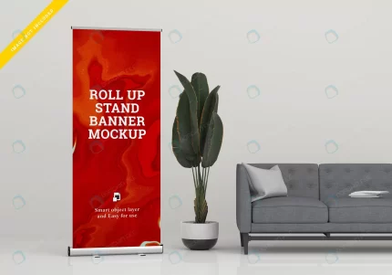 rollup xbanner stand mockup template psd crcf34d444c size59.86mb - title:graphic home - اورچین فایل - format: - sku: - keywords: p_id:353984