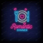 - romantic dinner neon signs style text crc4d03c320 size4.56mb - Home