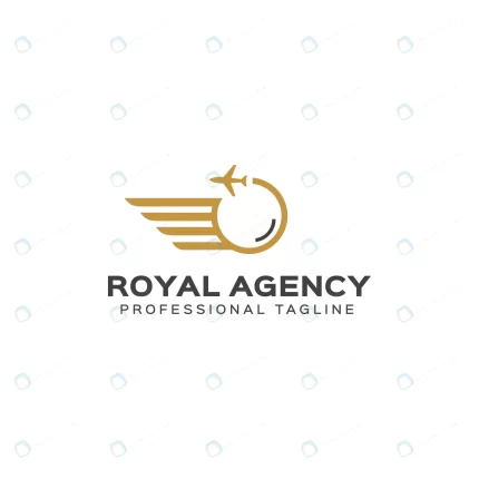 royal agency logo template rnd595 frp2537595 - title:graphic home - اورچین فایل - format: - sku: - keywords: p_id:353984