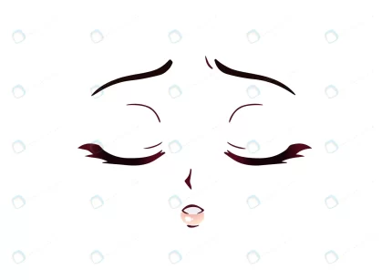 sad anime face manga style closed eyes little nos crc776cdfa6 size0.29mb - title:graphic home - اورچین فایل - format: - sku: - keywords: p_id:353984
