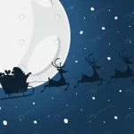 santa flying sleigh with bag full gifts reindeer crcc2190d7c size1.3mb - title:Home - اورچین فایل - format: - sku: - keywords:وکتور,موکاپ,افکت متنی,پروژه افترافکت p_id:63922