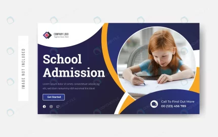 school admission social media post template design rnd160 frp31761833 1 - title:graphic home - اورچین فایل - format: - sku: - keywords: p_id:353984