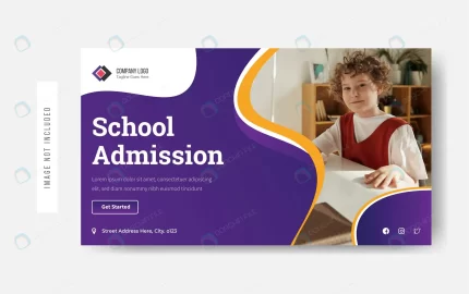 school admission social media post template design rnd294 frp31761825 1 - title:graphic home - اورچین فایل - format: - sku: - keywords: p_id:353984
