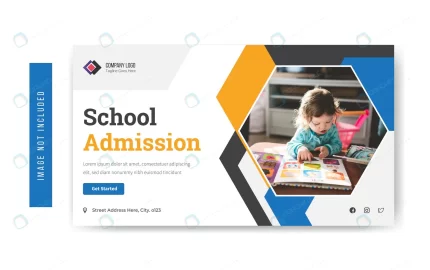 school admission social media post template design rnd769 frp31761798 1 - title:graphic home - اورچین فایل - format: - sku: - keywords: p_id:353984