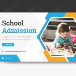 - school admission youtube thumbnail template design rnd215 frp31761824 - Home