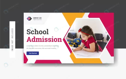 school admission youtube thumbnail template design rnd257 frp31761831 1 - title:graphic home - اورچین فایل - format: - sku: - keywords: p_id:353984