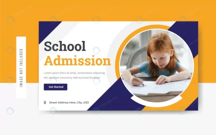 school admission youtube thumbnail template design rnd887 frp31761821 1 - title:graphic home - اورچین فایل - format: - sku: - keywords: p_id:353984