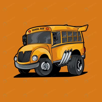 school bus racing illustration rnd604 frp7117286 - title:graphic home - اورچین فایل - format: - sku: - keywords: p_id:353984