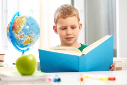 schoolboy reading heavy blue book crcec2eb21a size5.29mb 4500x3000 1 - title:graphic home - اورچین فایل - format: - sku: - keywords: p_id:353984