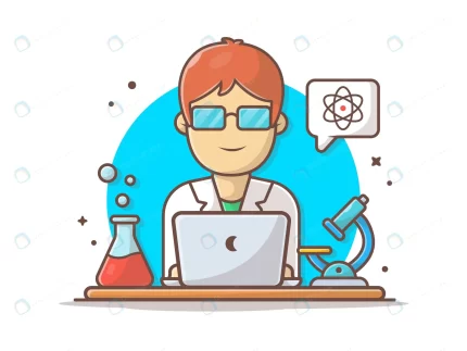 scientist character vector icon illustration crcda53006e size0.90mb - title:graphic home - اورچین فایل - format: - sku: - keywords: p_id:353984