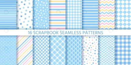 scrapbook seamless pattern baby boy backgrounds v crc8ccfacdb size3.87mb - title:graphic home - اورچین فایل - format: - sku: - keywords: p_id:353984