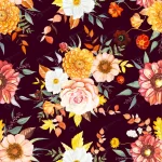 - seamless autumn pattern with beautiful watercolor rnd979 frp29541621 - Home