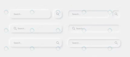 search bars different variants ui neumorphism ligh rnd531 frp10668950 1 - title:graphic home - اورچین فایل - format: - sku: - keywords: p_id:353984