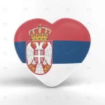 - serbia flag heart rnd983 frp34555390 - Home
