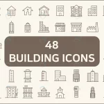 set 48 building real estate icons line style cont crc89d072de size1.14mb - title:Home - اورچین فایل - format: - sku: - keywords:وکتور,موکاپ,افکت متنی,پروژه افترافکت p_id:63922