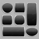 set black glossy button with silver frame crc2e683bfa size0.85mb 1 - title:Home - اورچین فایل - format: - sku: - keywords:وکتور,موکاپ,افکت متنی,پروژه افترافکت p_id:63922