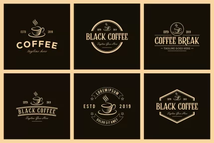 set coffee shop vintage retro logo design vector crc008dd035 size2.54mb - title:graphic home - اورچین فایل - format: - sku: - keywords: p_id:353984
