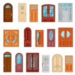 set detailed colorful front doors crc69b2bfdd size2.00mb - title:Home - اورچین فایل - format: - sku: - keywords:وکتور,موکاپ,افکت متنی,پروژه افترافکت p_id:63922