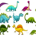 set different dinosaur cartoon character isolated crc76544332 size7.32mb - title:Home - اورچین فایل - format: - sku: - keywords:وکتور,موکاپ,افکت متنی,پروژه افترافکت p_id:63922