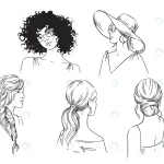 set different female summer hairstyles vector bla crcb293db60 size2.65mb - title:Home - اورچین فایل - format: - sku: - keywords:وکتور,موکاپ,افکت متنی,پروژه افترافکت p_id:63922