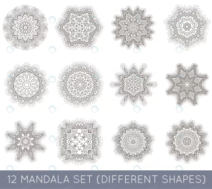 set ethnic fractal mandala meditation tattoo look crc105e6012 size11.88mb - title:graphic home - اورچین فایل - format: - sku: - keywords: p_id:353984