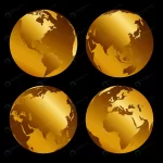 set golden 3d metal globes black background vecor crca83e87cf size3.13mb - title:Home - اورچین فایل - format: - sku: - keywords:وکتور,موکاپ,افکت متنی,پروژه افترافکت p_id:63922