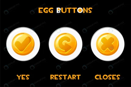 set isolated buttons eggs closes restart yes crc675cd28d size1.60mb - title:graphic home - اورچین فایل - format: - sku: - keywords: p_id:353984