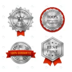 - set silver metallic quality badges labels various crc77e76fe9 size4.73mb - Home