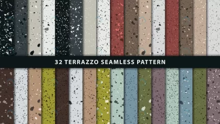 set terrazzo style seamless patterns premium vect crc2b4218b6 size18.51mb - title:graphic home - اورچین فایل - format: - sku: - keywords: p_id:353984