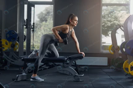 sexy athletic woman pumping up muscles with dumbbe rnd947 frp5965494 - title:graphic home - اورچین فایل - format: - sku: - keywords: p_id:353984