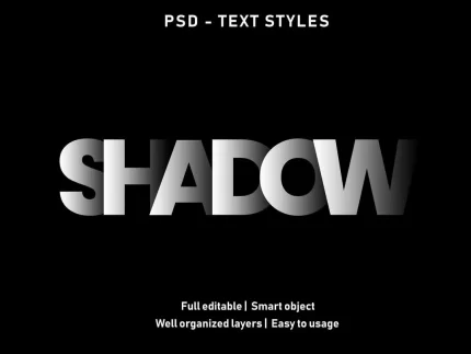 shadow text effect style - title:graphic home - اورچین فایل - format: - sku: - keywords: p_id:353984
