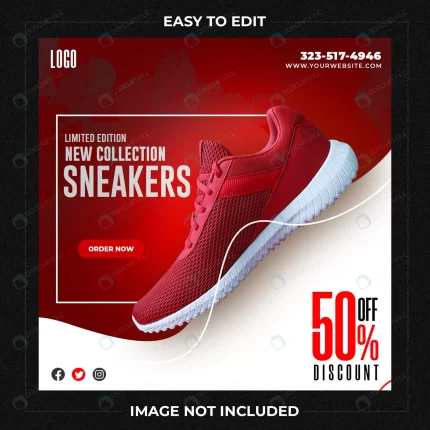 shoes social media instagram post template rnd675 frp29976086 - title:graphic home - اورچین فایل - format: - sku: - keywords: p_id:353984